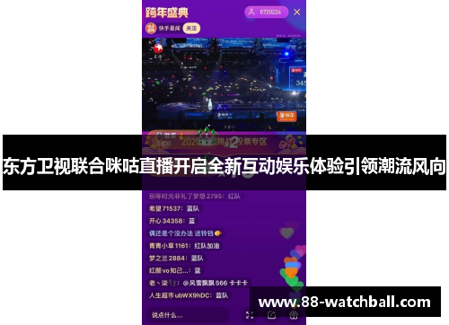 东方卫视联合咪咕直播开启全新互动娱乐体验引领潮流风向